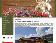 Tablet Screenshot of burgerhof.info