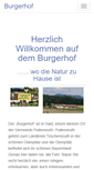 Mobile Screenshot of burgerhof.net